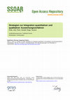 Research paper thumbnail of Strategien zur Integration quantitativer und qualitativer Auswertungsverfahren. Bremen: Universität Bremen