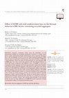 Research paper thumbnail of Effect of reinforcement type on structural behavior of RC beams containing recycled aggregate