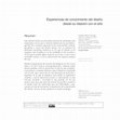 Research paper thumbnail of Experiencias de conocimiento del diseño desde su relación con el arte