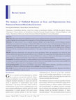 Research paper thumbnail of The Analysis of Published Research on Gout and Hyperuricemia from Pakistan in National Biomedical Literature