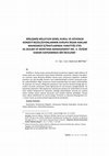 Research paper thumbnail of Birleşmiş Milletler Genel Kurul Ve Güvenlik Konseyi Rezolüsyonlarının Avrupa İnsan Hakları Mahkemesi İçtihatlarında Yarattığı Etki: Al-Dulimi Ve Montana Management Inc. v. İsviçre Kararı Kapsamında Bir İnceleme