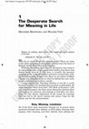 Research paper thumbnail of The Desperate Search for Meaning in Life