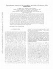 Research paper thumbnail of Thermodynamic properties of ferrimagnetic spin chains in the presence of a magnetic field