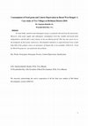 Research paper thumbnail of Consumption of Food grain and Calorie Deprivation in Rural West Bengal: A Case study of Two Villages in Birbhum District-2010