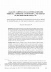 Research paper thumbnail of Análisis y crítica de la justificación del derecho a heredar a partir de la necesidad de recibir amor parental