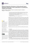 Research paper thumbnail of Enhanced Separation Performance of Hierarchically Porous Membranes Fabricated via the Combination of Crystallization Template and Foaming