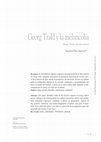 Research paper thumbnail of Georg Trakl y la melancolía