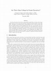 Research paper thumbnail of Are There Glass Ceilings for Female Executives?