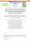 Research paper thumbnail of Chatter that Matters: Word-of-Mouth Marketing of Selected Micro Businesses and Small and Medium Enterprises in Malolos City, Bulacan