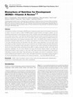 Research paper thumbnail of Biomarkers of Nutrition for Development (BOND)-Vitamin A Review