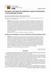 Research paper thumbnail of Português como língua de acolhimento: quadro de dissertações e teses produzidas no Brasil