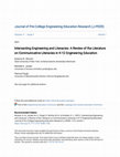 Research paper thumbnail of Intersecting Engineering and Literacies: A Review of the Literature on Communicative Literacies in K-12 Engineering Education