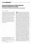 Research paper thumbnail of Long-run Performance of the Organised Manufacturing Sector in India An Analysis of Sub-periods and Industry-level Trends