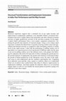 Research paper thumbnail of Structural Transformation and Employment Generation in India: Past Performance and the Way Forward