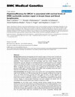 Research paper thumbnail of Haploinsufficiency for BRCA1 is associated with normal levels of DNA nucleotide excision repair in breast tissue and blood lymphocytes