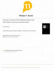 Research paper thumbnail of Postscript to University of the Philippines Komedya Fiesta 2008: Prelude to a Discourse on National Theatre