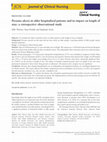 Research paper thumbnail of Pressure ulcers in older hospitalised patients and its impact on length of stay: a retrospective observational study