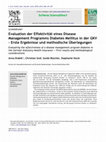 Research paper thumbnail of [Evaluating the effectiveness of a disease management program diabetes in the German Statutory Health Insurance: first results and methodological considerations]