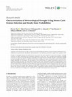 Research paper thumbnail of Characterization of Meteorological Drought Using Monte Carlo Feature Selection and Steady-State Probabilities