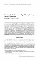 Research paper thumbnail of Teaching the Craft of Archaeology: Practice, Theory, and the Fieldschool