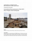 Research paper thumbnail of Geotechnical Reconnaissance of the 2015 Mw8.3 Illapel, Chile Earthquake