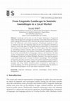 Research paper thumbnail of From Linguistic Landscape to Semiotic Assemblages in a Local Market