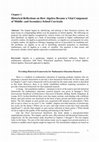 Research paper thumbnail of Historical Reflections on How Algebra Became a Vital Component of Middle-and Secondary-School Curricula