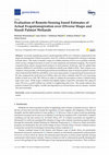 Research paper thumbnail of Evaluation of Remote-Sensing based Estimates of Actual Evapotranspiration over (Diverse Shape and Sized) Palmiet Wetlands