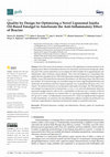 Research paper thumbnail of Quality by Design for Optimizing a Novel Liposomal Jojoba Oil-Based Emulgel to Ameliorate the Anti-Inflammatory Effect of Brucine