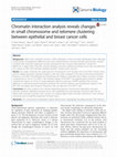 Research paper thumbnail of Chromatin interaction analysis reveals changes in small chromosome and telomere clustering between epithelial and breast cancer cells