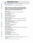 Research paper thumbnail of Effects of estrogen and venlafaxine on menopause-related quality of life in healthy postmenopausal women with hot flashes: a placebo-controlled randomized trial