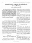 Research paper thumbnail of Methodological Proposal for Multispectral Stereo Matching