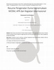 Research paper thumbnail of Resume Pengenalan Dunia Kepramukaan WOSM, APR dan Kegiatan Internasional