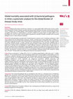 Research paper thumbnail of Global mortality associated with 33 bacterial pathogens in 2019: a systematic analysis for the Global Burden of Disease Study 2019