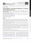 Research paper thumbnail of Family Matters: Cross-Cultural Differences in Familism and Caregiving Outcomes