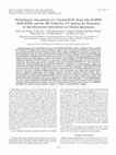 Research paper thumbnail of Performance Assessment of a Nested-PCR Assay (the RAPID BAP-MTB) and the BD ProbeTec ET System for Detection of Mycobacterium tuberculosis in Clinical Specimens