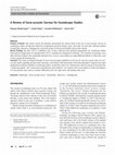 Research paper thumbnail of A Review of Socio-acoustic Surveys for Soundscape Studies