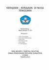 Research paper thumbnail of KERAJAAN -KERAJAAN DI NUSA TENGGARA