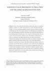 Research paper thumbnail of Existence Value, Preference Satisfaction, and the Ethics of Species Extinction