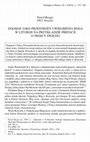 Research paper thumbnail of Dogmat jako przestrzeń uwielbienia Boga w liturgii na przykładzie prefacji o Trójcy Świętej