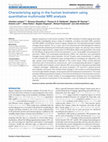 Research paper thumbnail of Characterizing aging in the human brainstem using quantitative multimodal MRI analysis