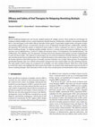 Research paper thumbnail of Efficacy and Safety of Oral Therapies for Relapsing-Remitting Multiple Sclerosis