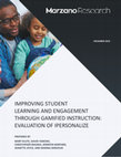 Research paper thumbnail of Improving Student Learning and Engagement through Gamified Instruction: Evaluation of iPersonalize