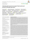 Research paper thumbnail of Unlocking plant resources to support food security and promote sustainable agriculture