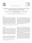 Research paper thumbnail of The influence of personality factors on health-related quality of life of patients with inflammatory bowel disease