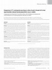 Research paper thumbnail of Comparison of 1% cyclosporine eye drops in olive oil and in linseed oil to treat experimentally-induced keratoconjunctivitis sicca in rabbits