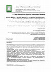 Research paper thumbnail of A Case Report on Pyloric Stenosis in Infants