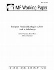 Research paper thumbnail of European Financial Linkages: A New Look At Imbalances