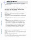 Research paper thumbnail of Suicidal motivations reported by opioid overdose survivors: A cross-sectional study of adults with opioid use disorder