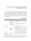 Research paper thumbnail of Líneas de investigación del Instituto Centroamericano de Estudios Jurídicos y Políticos